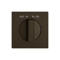 Montageset EDIZIO.liv SNAPFIX® f.Schwenktaster m.Griff Auf → ← Ab br