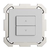 Station secondaire pour interrupteur stores ENC 1c/2t WLAN Edue Wiser gris clair