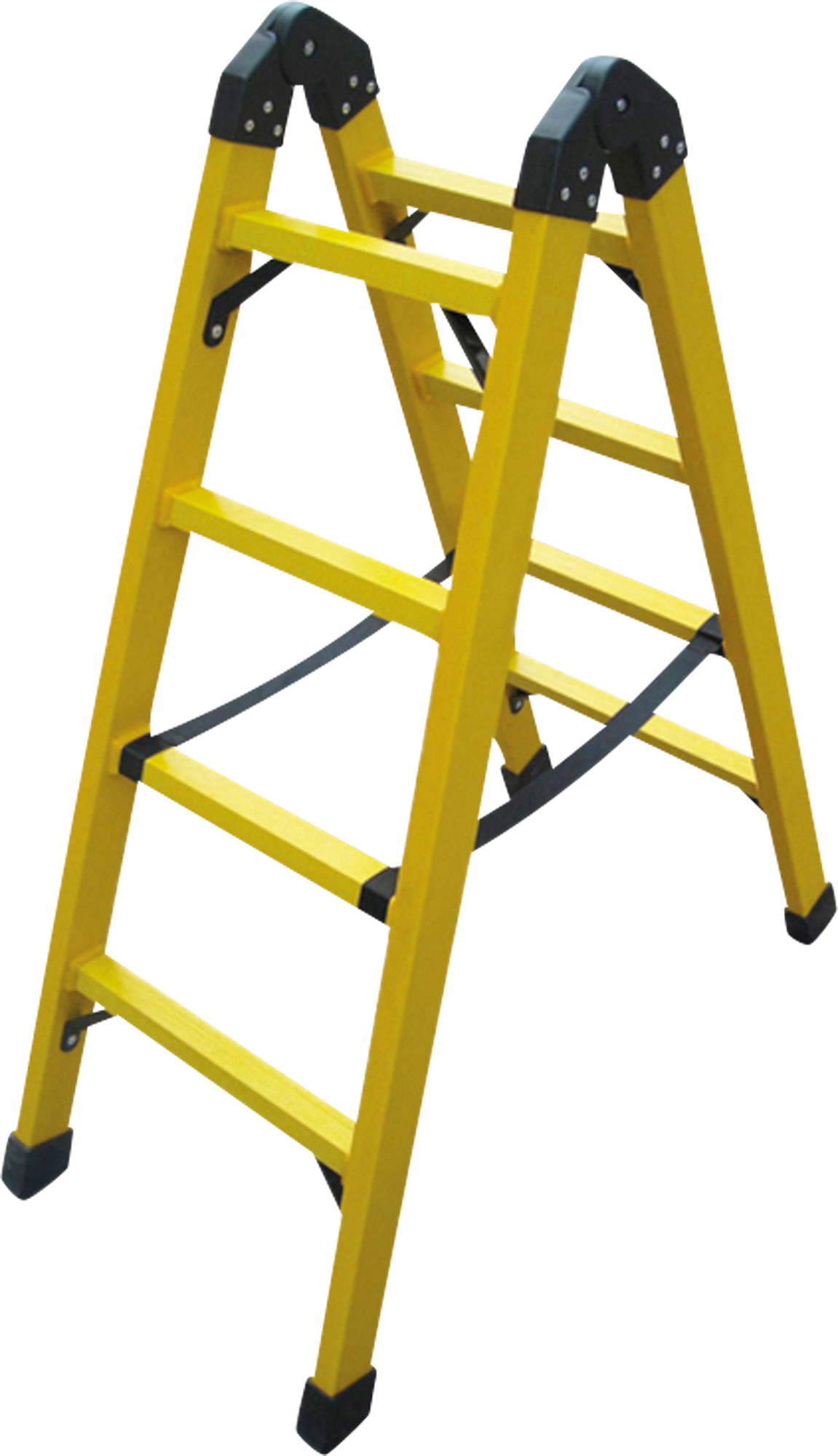 Scala doppia 2×7 pioli PRV 260kg EN131 30kV