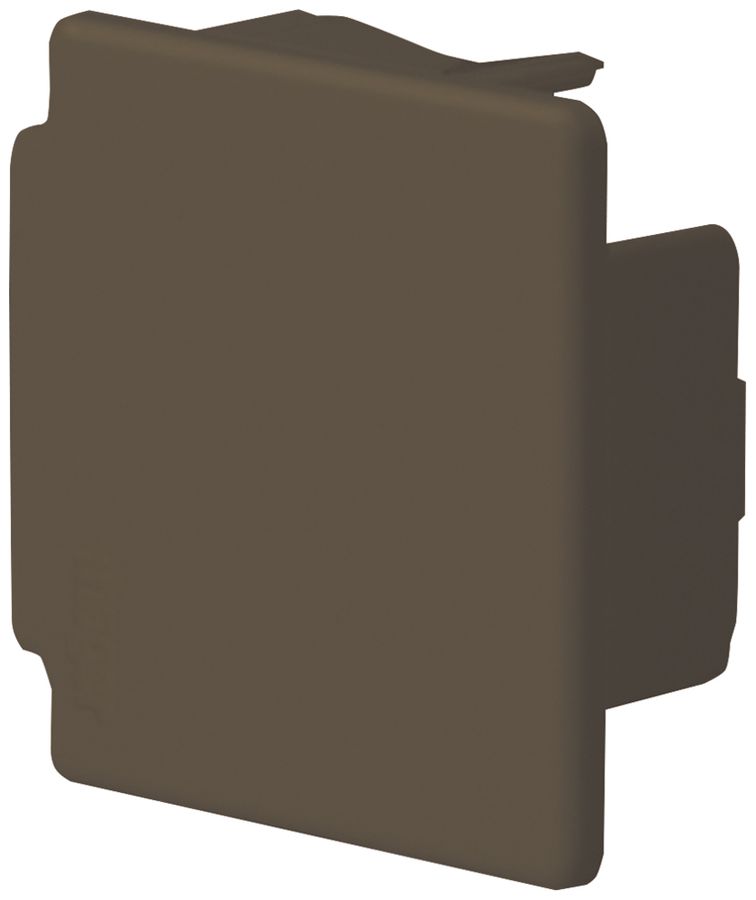 Pezzo finale Hager tehalit.LF 30×30mm marrone IP30