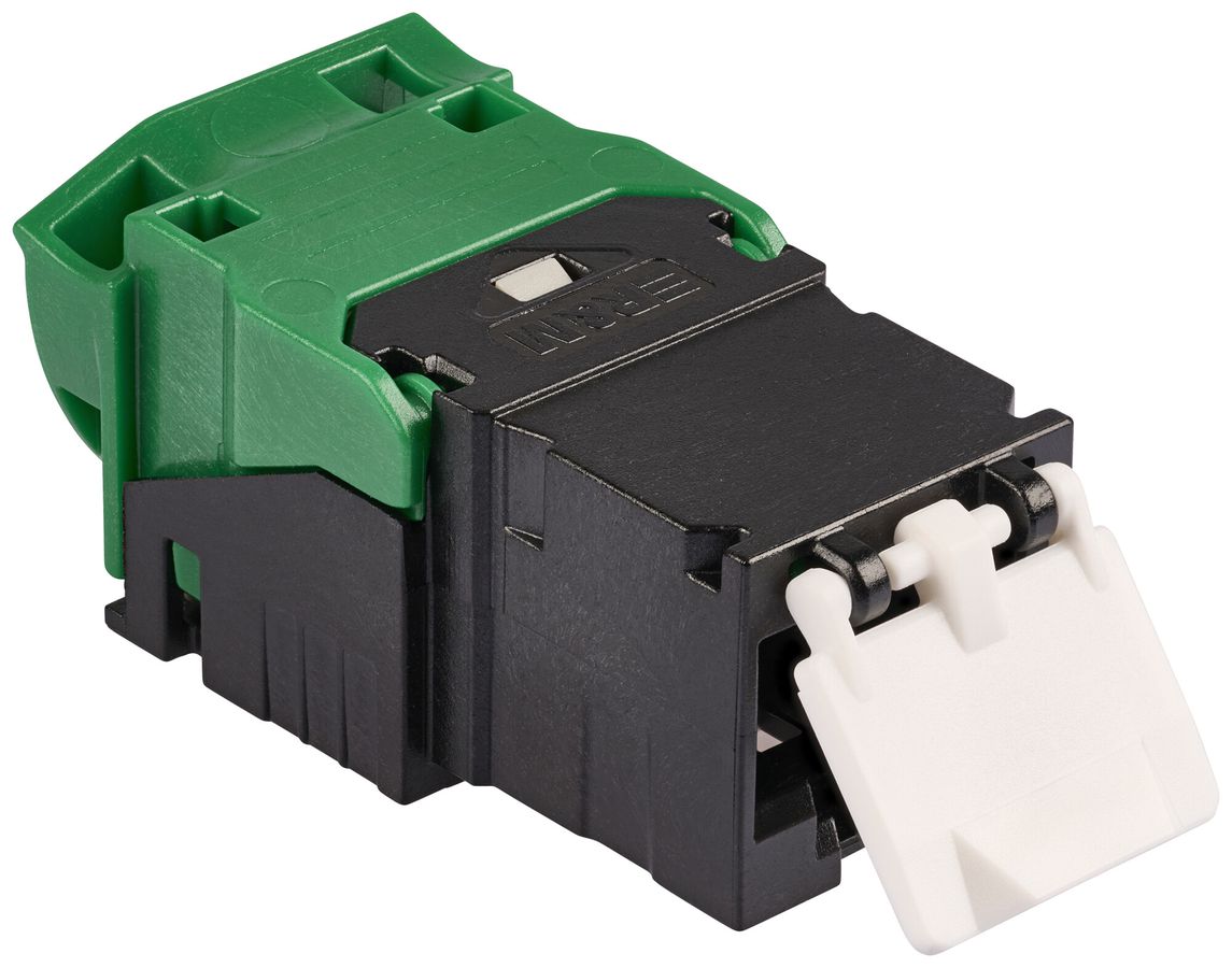 Modulo di raccordo R&Mfreenet EL4.0 RJ45/u cat.5E IDC AWG22…26 verde 100pz