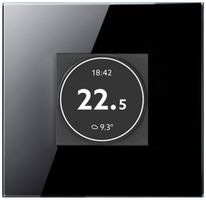 Termostato ambiente INC FINDER 4box SWIPE 5A/230VAC 7…33°C 485×23×434mm nero