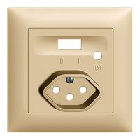 Frontset EDIZIOdue zu FI-Steckdose sand