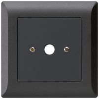 UP-Durchgangsdose kallysto.line schwarz Ø9mm ohne Klemmeneinsatz