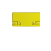 Bouton EDIZIOdue pour zeptrionAIR interr.hor., marquage avec LED lemon