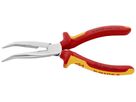 Pinza per telefono KNIPEX con dispositivo di taglio VDE curvata 200mm