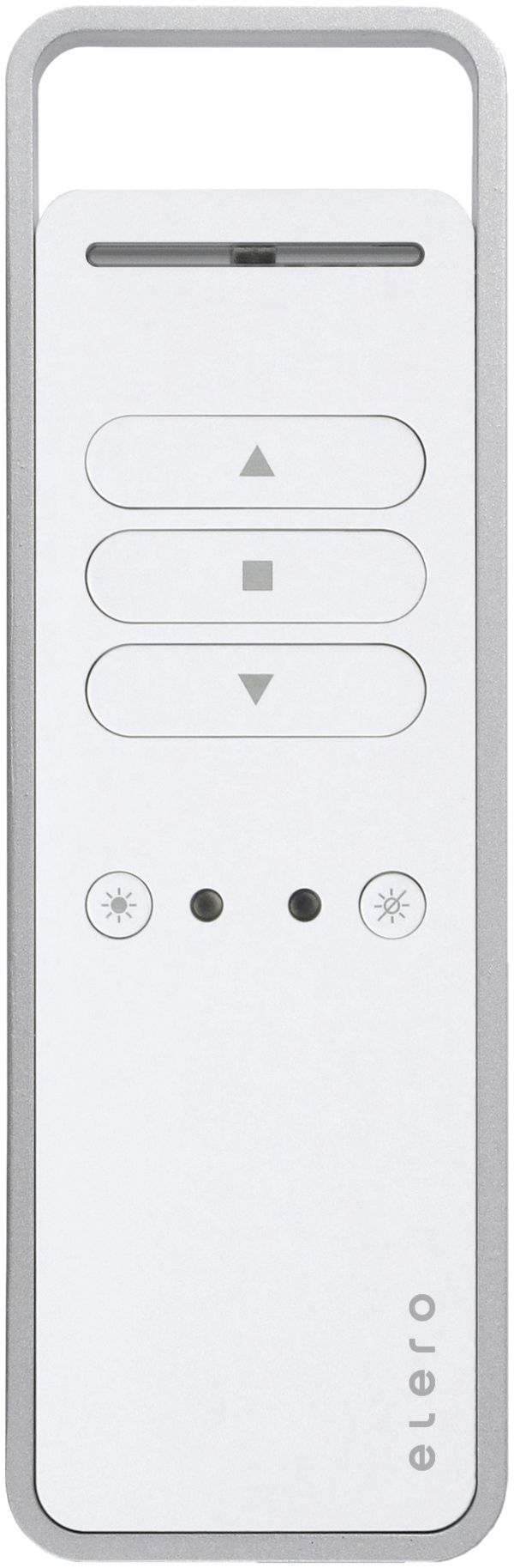 Télécommande RF elero ProLine LumeroCom, 1-canal, à piles, blanc