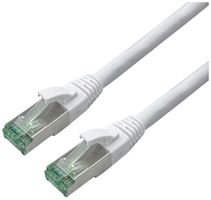 Cavo patch RJ45 ROLINE RM cat.6A S/FTP AWG26 TPE bianco 0.3m