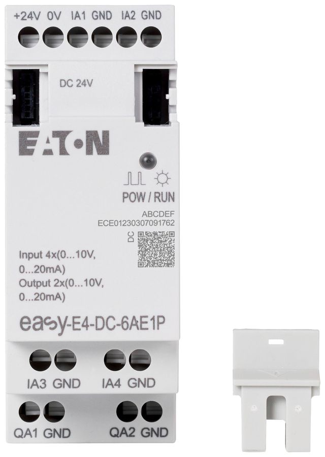 Module logique AMD Eaton EASY-E4-DC-6AE1P 20.4…28.8VDC 4×AI 2×AO