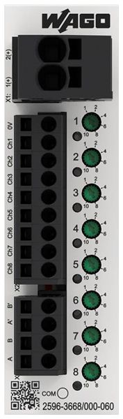 Disgiuntore elettronico WAGO Modbus RTU 1…10A 8 canali