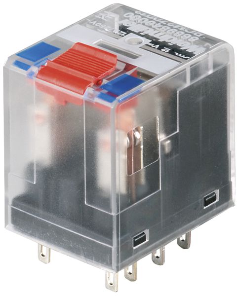 Relais WM RCM270110 2CO AgNi 104.5…121VDC 12A/240VAC Prüftaste