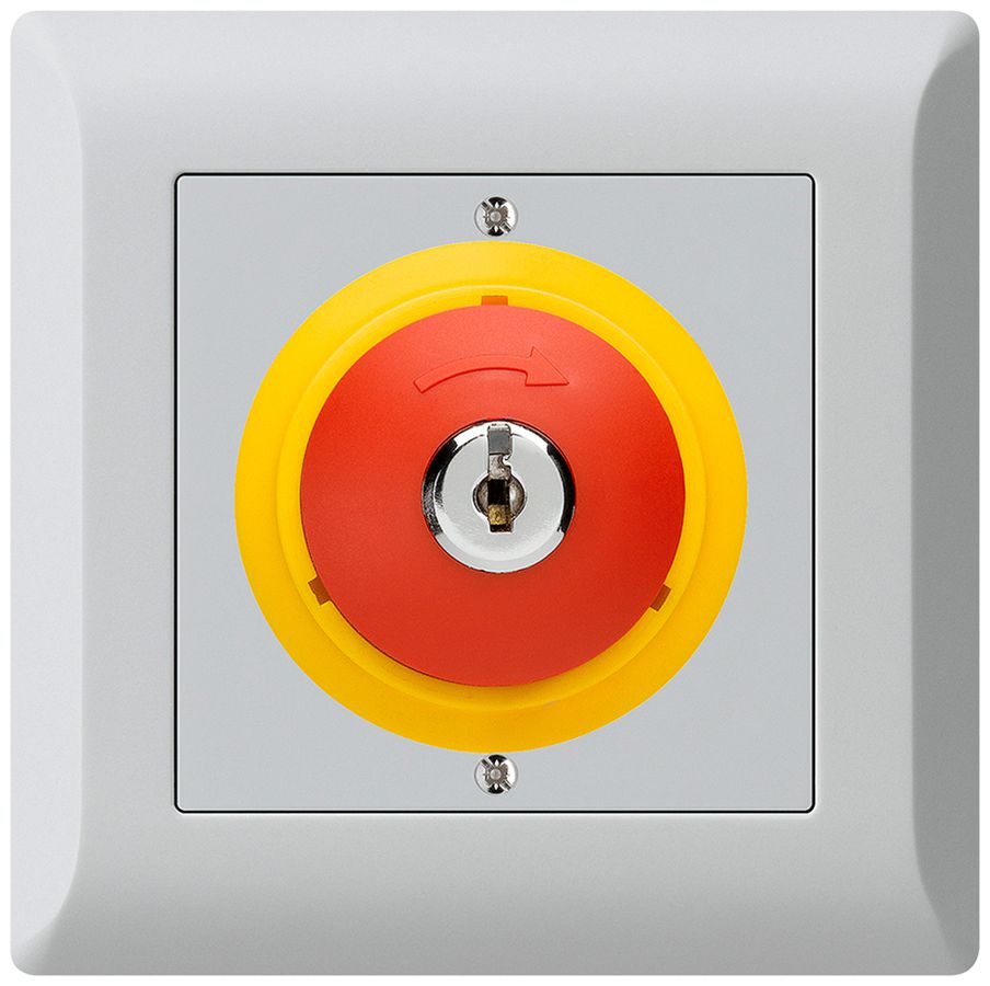 UP-SchlüsselTaster kallysto.line NOT-AUS hellgrau