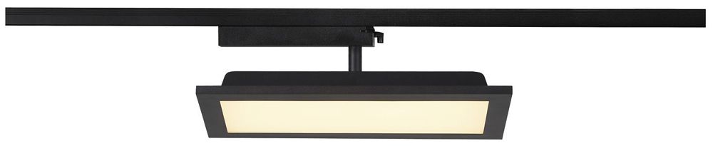 LED-Leuchte SLV PANEL TRACK square 18W 1800lm 3000K Adapter 1 Phase schwarz