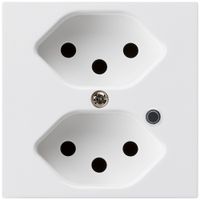 Presa Hager kallysto 2×T13 illuminato A bianco ultra