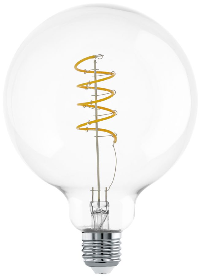 Lampe LED Eglo E27 7.3W 806lm 2700K 80×126mm G80 clair 360°