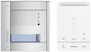 Audio-Türsprechanlage Set EFH Bticino, 2-Draht, SFERAnew / CLASSE 100