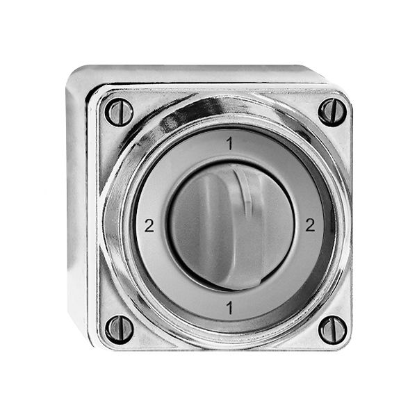 Interrupteur rot.mouillé 3/1P Al nat.a.manette