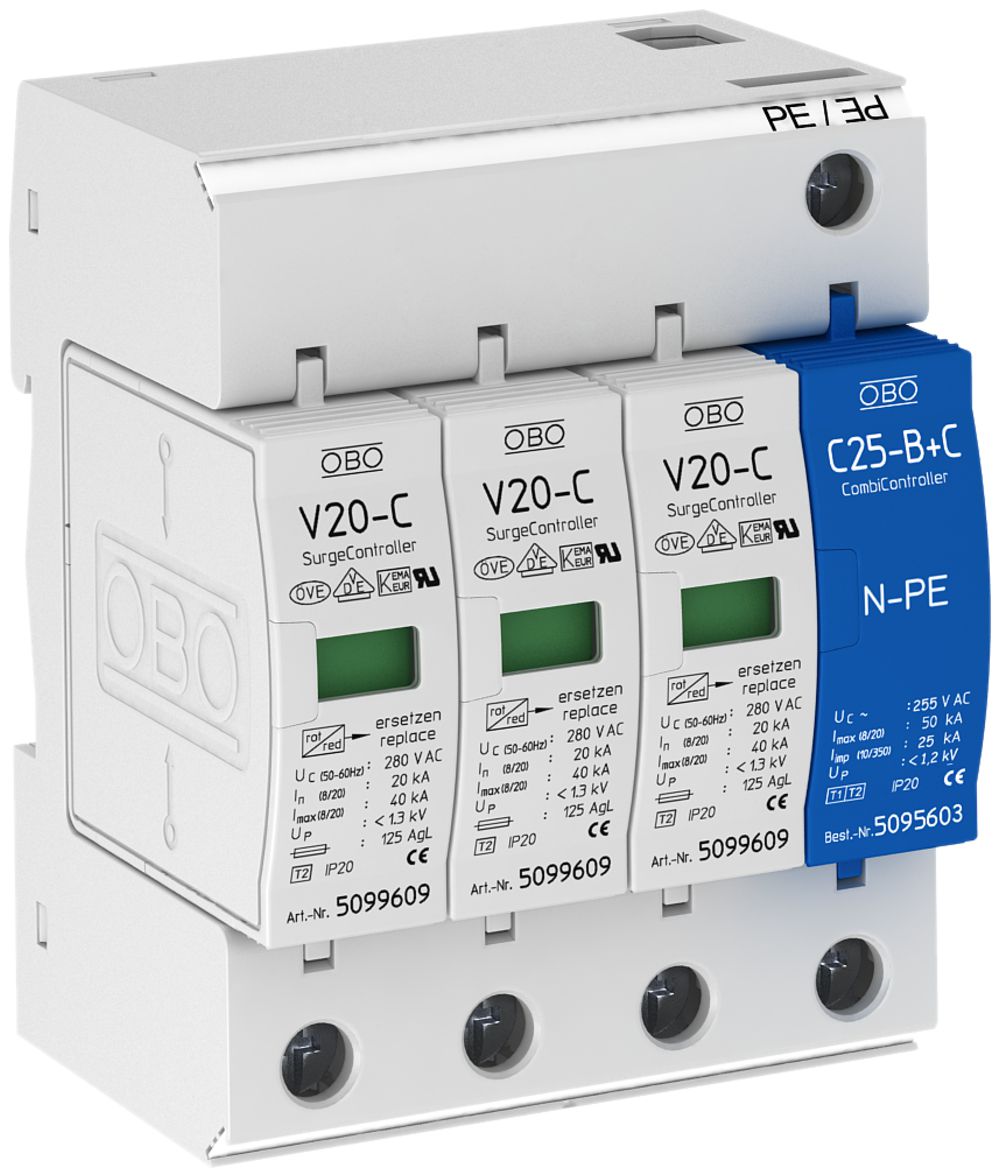 Überspannungsableiter Bettermann V20-C/3LNPE