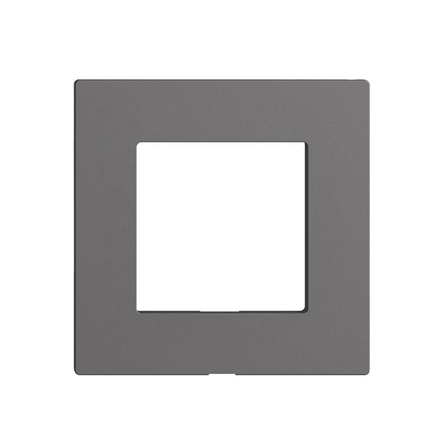 Plaque frontale Edue Wiser p.kit d.recouvrement, s.gravure, IP20, 60×60mm, grf