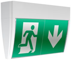 LED-Rettungszeichenleuchte AWPX-D-411-AT 4.2W 1h 339×211×73mm