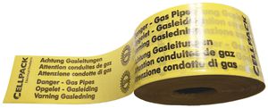 Warnband (Gasleitungen) 250m gelb
