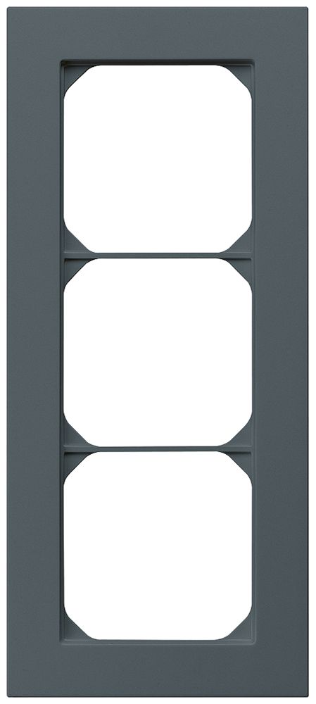 UP-Abdeckrahmen kallysto.pro 3×1 anthrazit 94×214mm