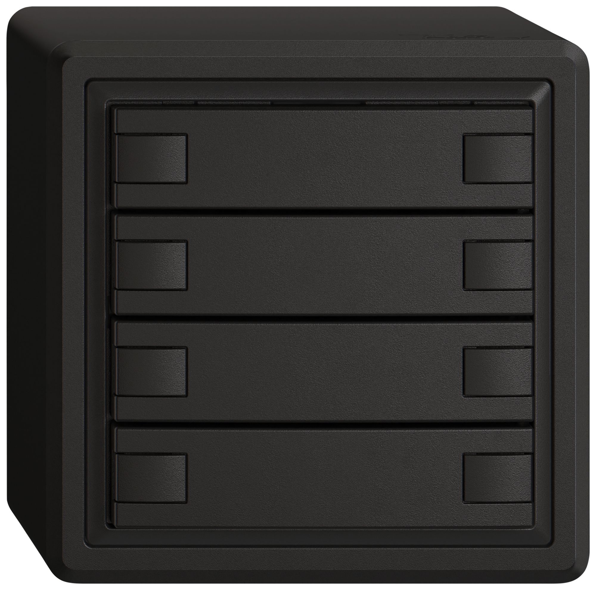 Pulsante KNX RGB AP EDIZIO.liv SNAPFIX® sensore temp.s.LED 8× com.1T ne