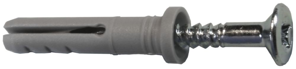 Nageldübel TILCA Z 8×100mm, Nagelschraube mit Kreuzschlitz, verzinkt, grau