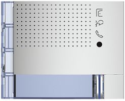 Frontale per modulo altoparlante di porta Sfera con 1 tasto alluminio