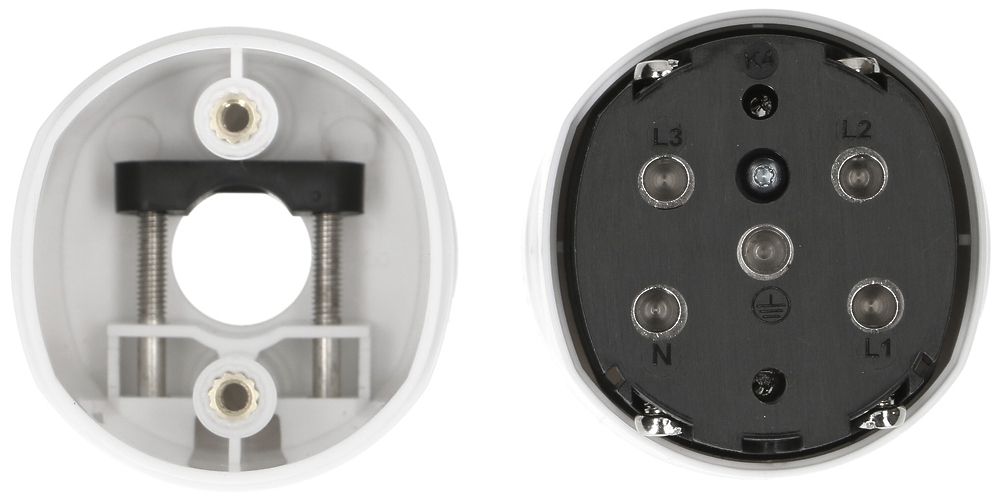 Prise mobile MH TH T25 3L+N+PE 16A 400/250V horizontale pour câble Ø8…12.5mm bc