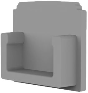 Terminale DOTLUX per profilo per costruzione a secco 5294, grigio