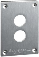 EB-Platte Schneider Electric 72×105mm 2 Bohrungen
