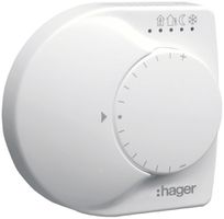 AP-KNX-Temperaturregler Hager TF018 weiss