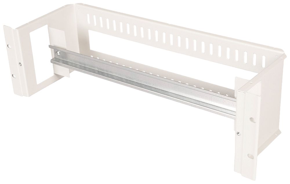 Insert 19“ avec rail de support ROLINE 485×130×150mm gris barre de montage