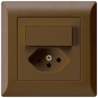 UP-Kombination I KLI LR+T13 Phasenanschnitt 20…400W/VA braun