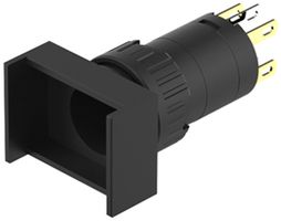 Allogiamento per pulsante luminoso EAO 51 1NO 1NC saldare/spina 18×24mm impulso