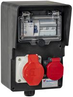 Stromverteiler DEM DB32361 40A 1×LS 1×FI 1×T25 1×16A