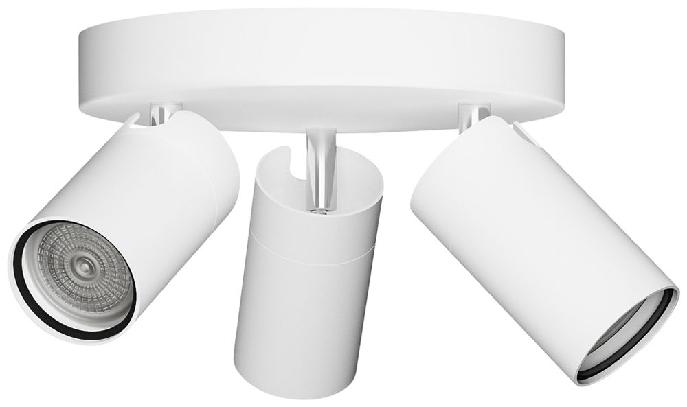 Spot Philips Idris GU10 3×5W IP44 222×196mm bianco