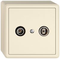 Prise antenne AP TV-R EDIZIO.liv SNAPFIX® prise de passage 11dB cr