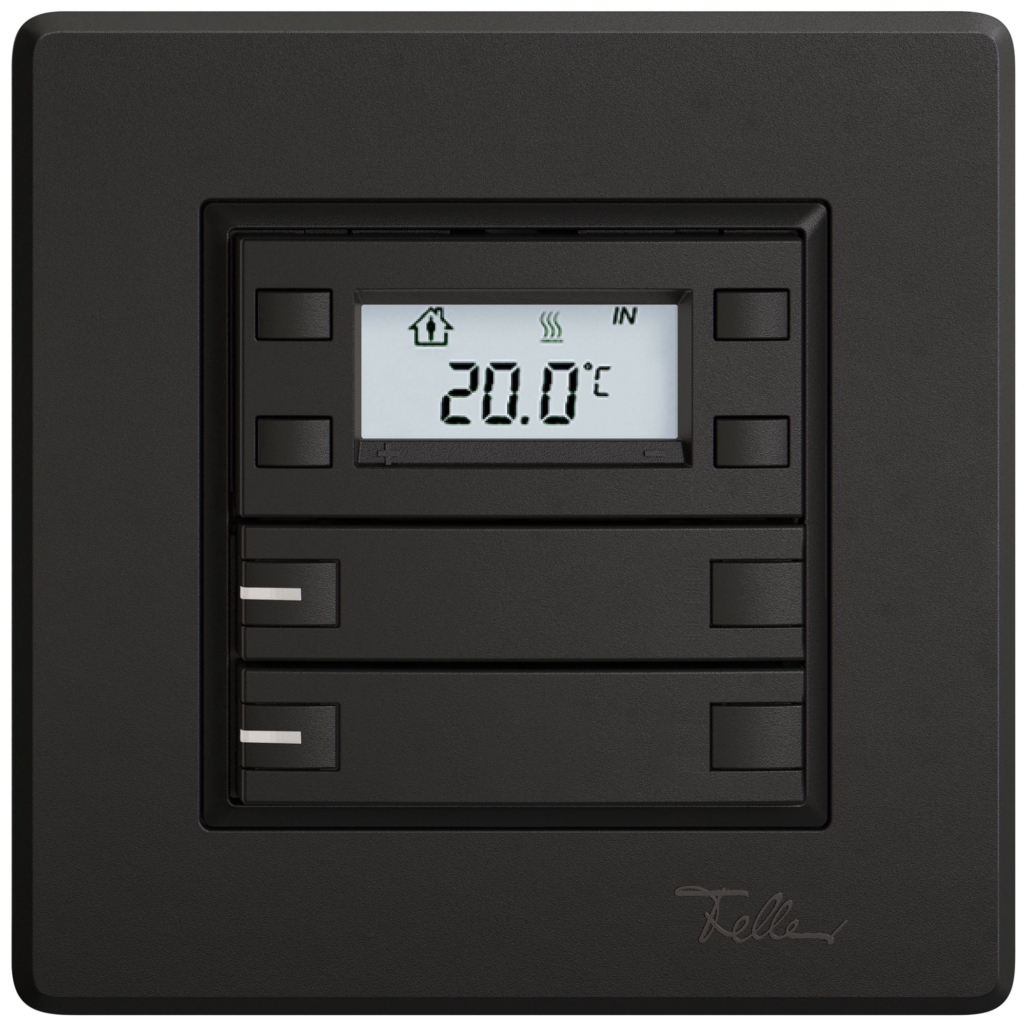 Poussoir RTH ENC EDIZIO.liv SNAPFIX® a.RGB-LED 2×touches comm.2T no