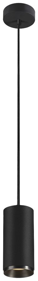 Lampada sospesa LED SLV NUMINOS M PHASE 20W 1935lm 2700K 36° Ø85×185mm nero