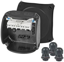 AP-Abzweigdose Hensel KX 0404 AX Ex-2/22 5×4mm² 104×104×70mm IP66 sz