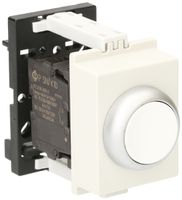 Poussoir AMD K&N, 1F 6A, 2UM, calotte blanc