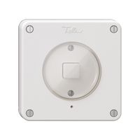 KNX-Taster 1× NEVO N.CO RGB mit Temperaturfühler weiss
