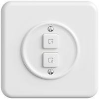 UP-Abdeckset zu Szenentaster 2 Szenen vert./2T Sdue Wiser weiss