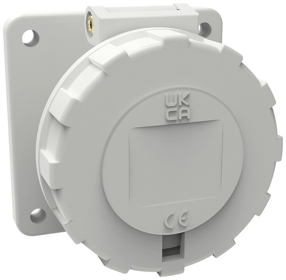 EB-Steckdose Bals CEE Q-C TE 16A 5P >50V 1h IP67 Ni 75×75mm