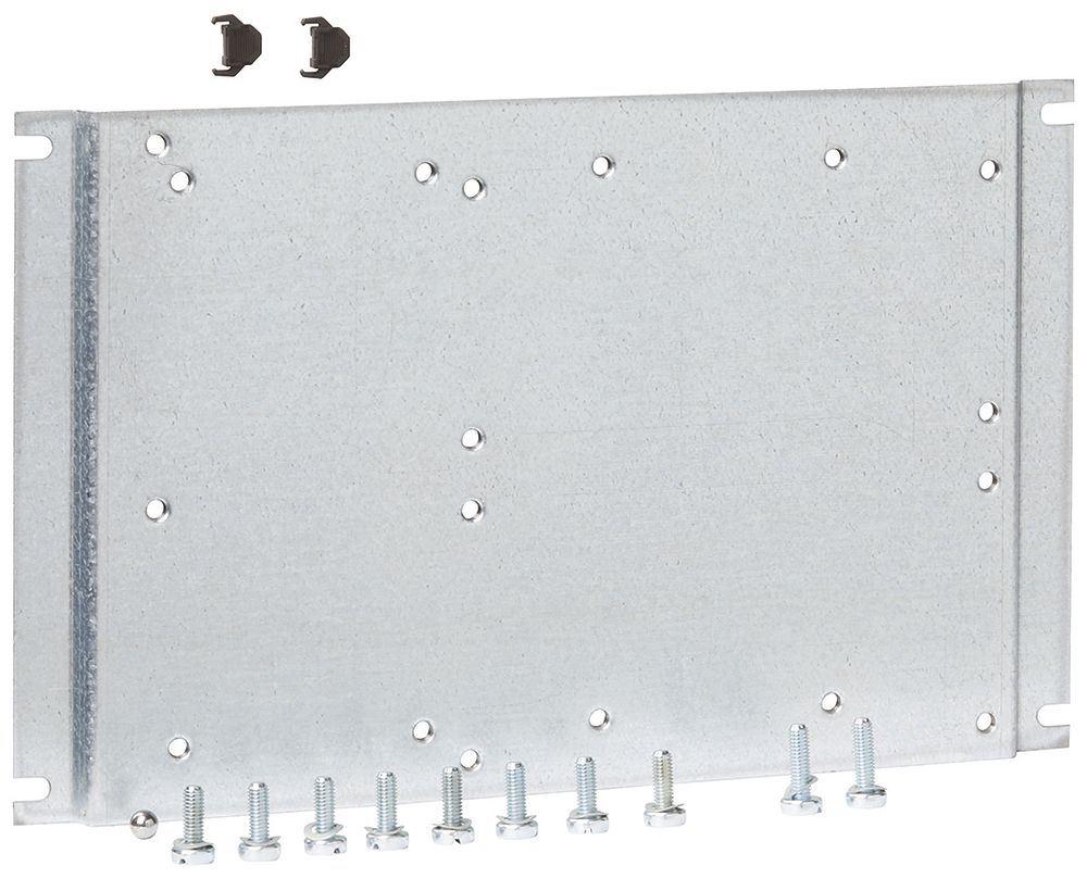 Verriegelung Hager zu Schütze EV080…EV170, EVN125…EVN200, mit Montageplatte