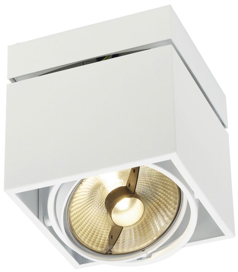 Deckenleuchte SLV KARDAMOD SURFACE, GU10 75W eckig IP20 weiss