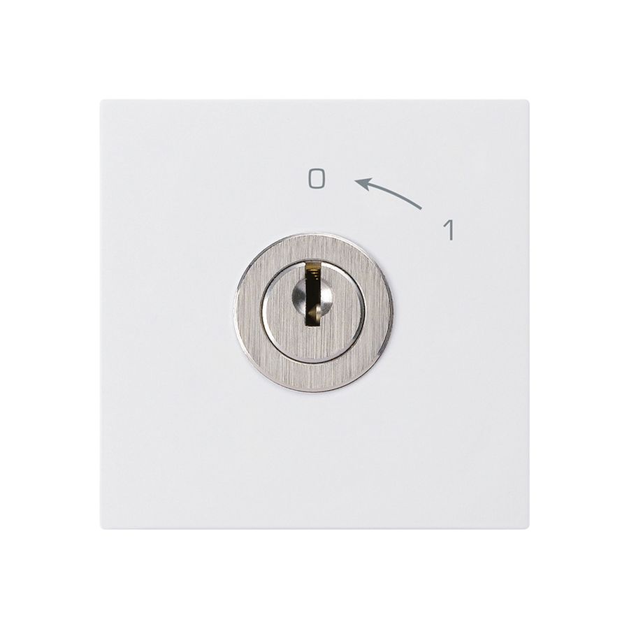 Contact pivotant 0<-1/1L blanc KAL avec serrure Kaba 8