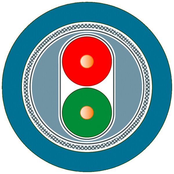 Cavo bus Siemens PROFIBUS FC Standard 1×2×0.64 schermato PVC Eca blu